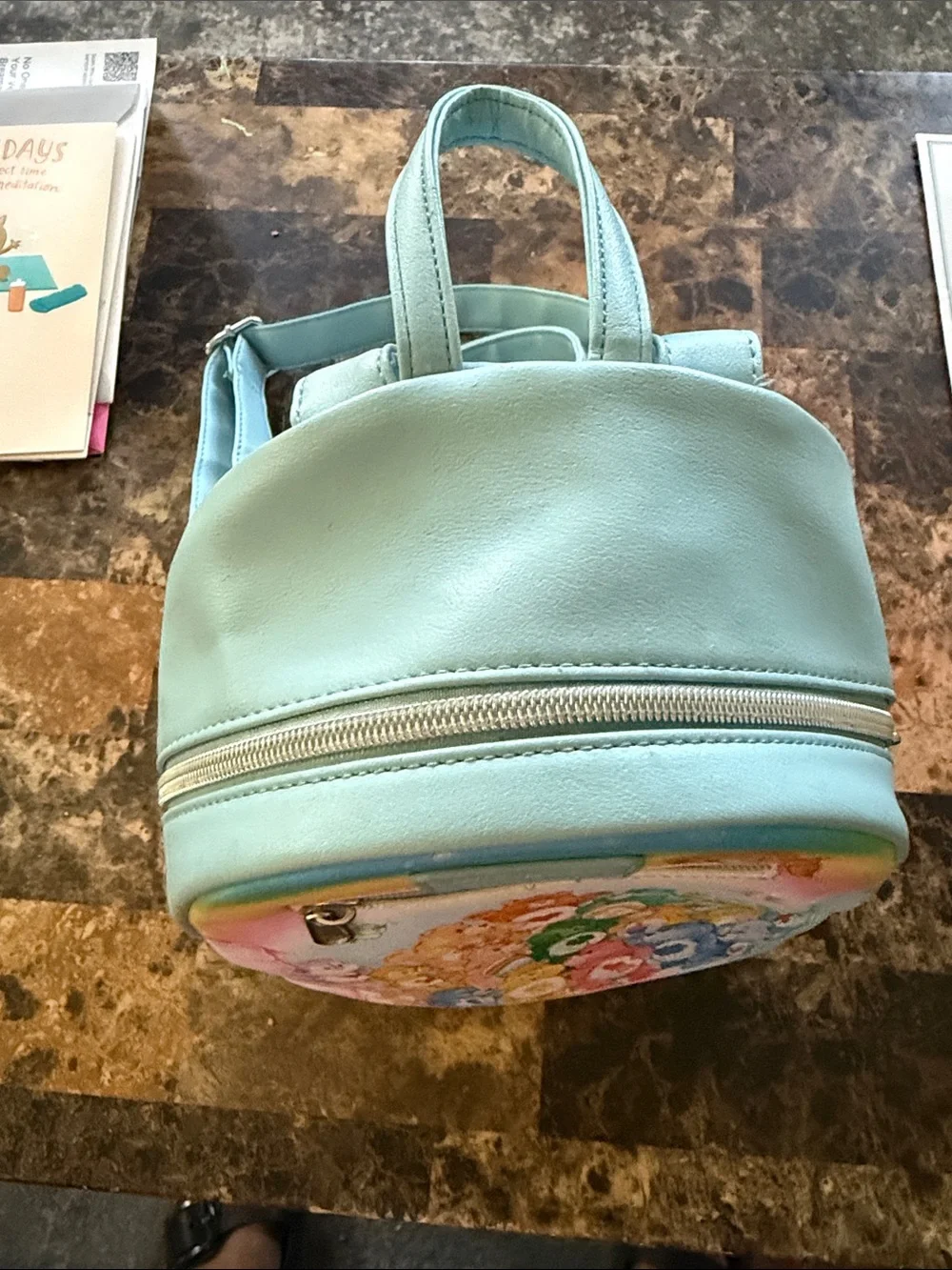 Loungefly Care Bears Rainbow Mini Backpack - Rainbow Pastel